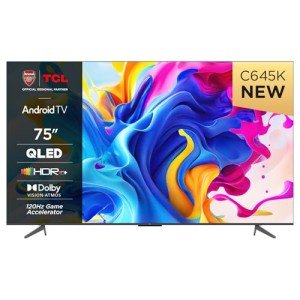 TCL 75-Inch QLED 4K Smart TV with Dolby Atmos