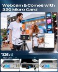 4K Autofocus Digital Camera with Dual Lens