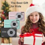 Andoer Pink 1080P Kids Digital Camera Bundle