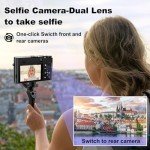 4K 64MP Compact Vlogging Camera with Anti-shake