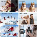 Oiadek 4K 48MP Autofocus Vlogging Camera with Flip Screen
