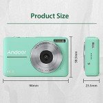 Andoer Pink 1080P Kids Digital Camera Bundle