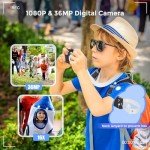 FamBrow 48MP FHD Vlogging Camera with 16X Zoom