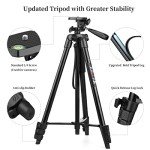 JOILCAN 63-inch Phone Tripod with Remote Shutter