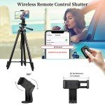JOILCAN 63-inch Phone Tripod with Remote Shutter