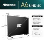 Hisense 50" 4K Smart TV with Game Mode