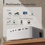 Compact 1080P Mini Projector for Home Cinema