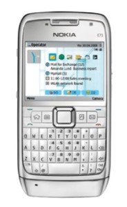 Nokia E71 Smartphone with Wi-Fi and A-GPS