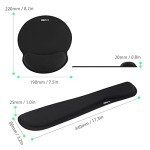 Ergonomic Keyboard Wrist Rest and Mouse Mat Set