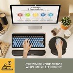 Ergonomic Keyboard Wrist Rest and Mouse Mat Set