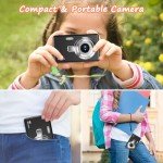 Compact 44MP 1080P Vlogging Camera with 32GB SD Card