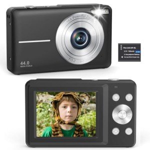 Compact 44MP FHD 1080P Digital Photography Camera