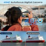 Bofypoo 4K Autofocus Vlogging Camera with Dual Cameras
