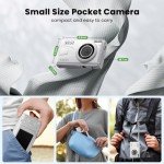64MP Compact 4K Vlogging Camera with Zoom
