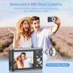 4K 48MP Dual Lens Compact Vlogging Camera