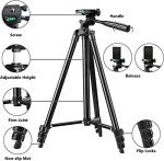 42-Inch Flexible Tripod with Bluetooth Remote Holder