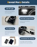 4K 64MP Compact Vlogging Camera with Accessories