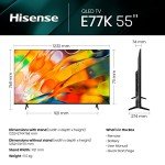 Hisense 55" QLED Smart TV with Bluetooth & Apps