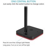 KAFRI RGB Wireless Charging Headphone Stand