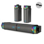 Smalody 2-in-1 Bluetooth LED Computer Speakers