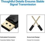 Multibao 1M DisplayPort to DVI-D Video Cable