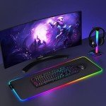 RGB Gaming Headphone Stand with USB Charger