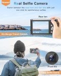 4K Autofocus Compact Digital Camera with Dual Lens