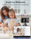 CAMKORY 1080P 44MP Compact Vlogging Camera