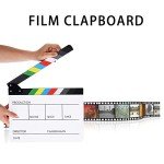 Acrylic Clapper Board for Film Production, 30x24CM