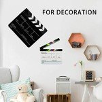 Acrylic Clapper Board for Film Production, 30x24CM