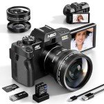 NBD 4K Vlogging Camera with 48MP & Lens