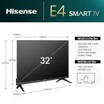 Hisense 32" Smart TV with Enhanced Audio & Apps