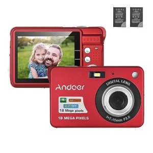 Andoer Digital Camcorder with 8X Zoom & LCD