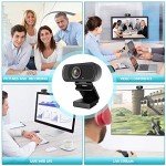 1080p HD Webcam with Stereo Mic for Streaming
