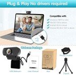 1080p HD Webcam with Stereo Mic for Streaming