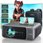 YABER V9 Smart Projector with 30000 Lumens