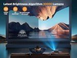 YABER V9 Smart Projector with 30000 Lumens