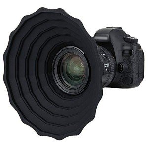 JJC Foldable Silicone Lens Hood for DSLR Cameras