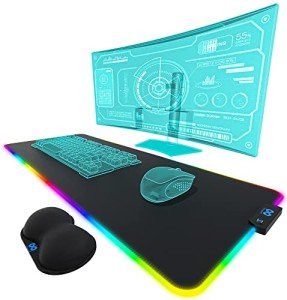 XL RGB Gaming Mouse Pad with Non-Slip Base