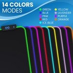 XL RGB Gaming Mouse Pad with Non-Slip Base