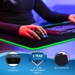 XL RGB Gaming Mouse Pad with Non-Slip Base