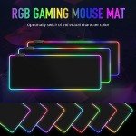 RGB Gaming Mouse Pad with 15 Light Modes