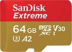 SanDisk 64GB Extreme microSDXC Card with Adapter