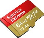 SanDisk 64GB Extreme microSDXC Card with Adapter