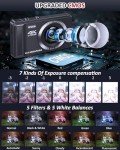Compact 64MP 4K Camera with 32GB SD Card