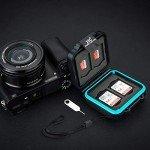 JJC Slim Water-Resistant Memory Card Case for 8 Cards