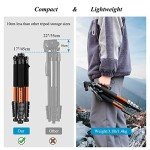 Victiv 72-Inch Lightweight Aluminum Tripod for Cameras