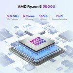 Trycoo WO-4 Mini PC with Ryzen 5 and 16GB RAM