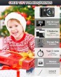 Compact 64MP 4K Camera with 32GB SD Card