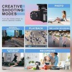 4K UHD Vlogging Camera with 16X Zoom & Flip Screen